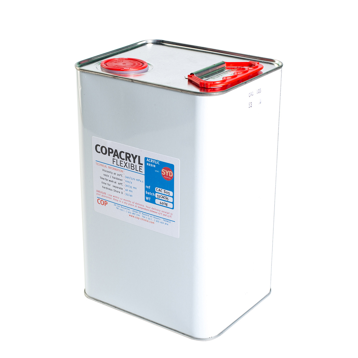 СМОЛА АКРИЛОВАЯ ДЛЯ ЛАМИНАЦИИ COPACRYL SUPPLE RESIN (ФРАНЦИЯ)